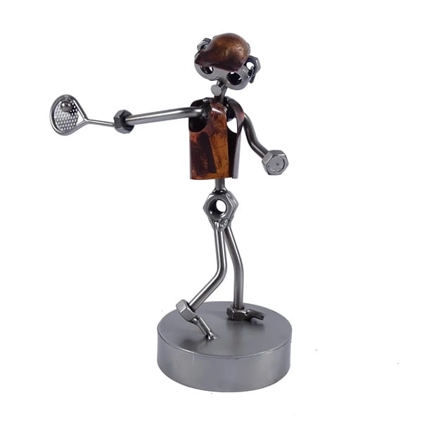 Metalowa figurka Tenis