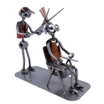 Metalowa figurka Fryzjer