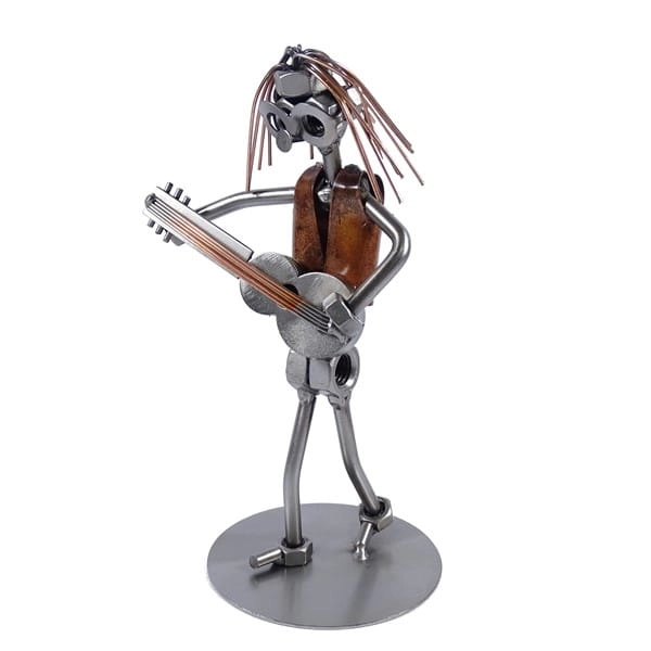 Metalowa figurka Gitarzysta Lenon