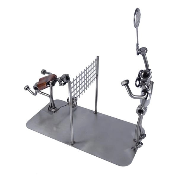 Metalowa figurka Badminton