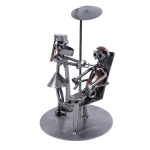 Metalowa figurka przedstawiająca Dentystkę