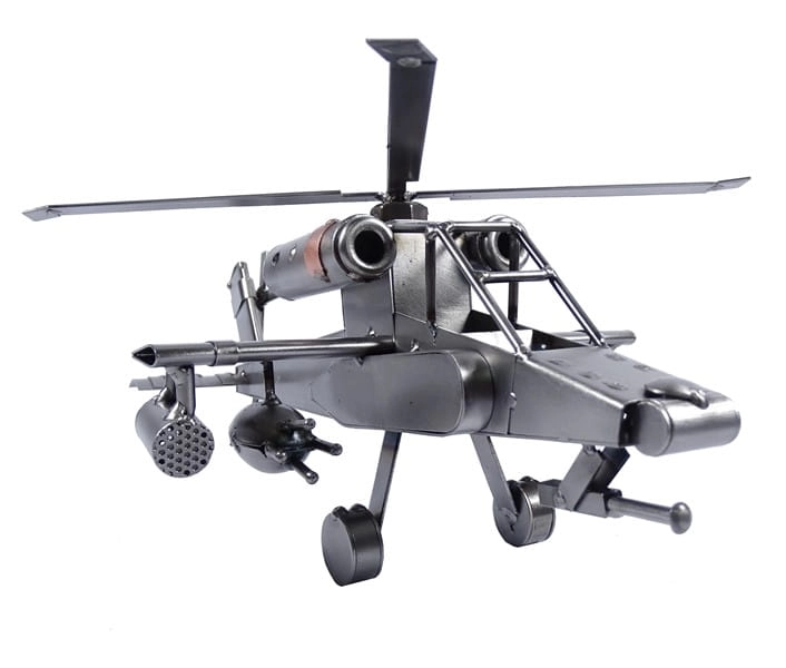 Metalowa figurka Helikopter.
