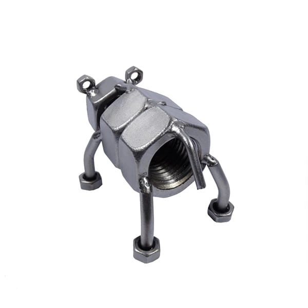 Metalowa figurka Hipopotam