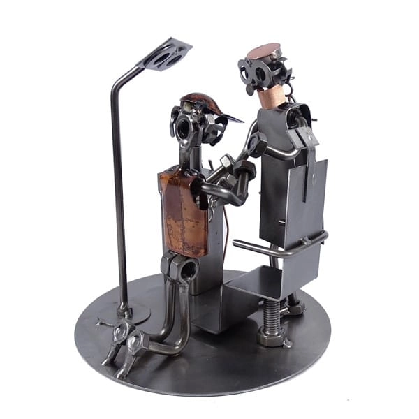 Metalowa figurka Dentysta