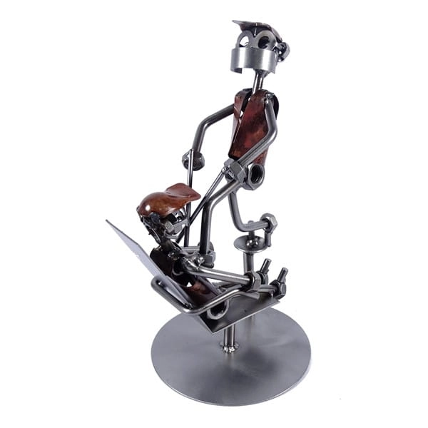 Metalowa figurka Dentysta