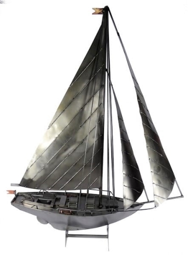 Metalowa figurka Jacht duży