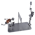 Metalowa figurka Badminton