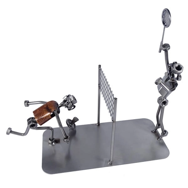 Metalowa figurka Badminton