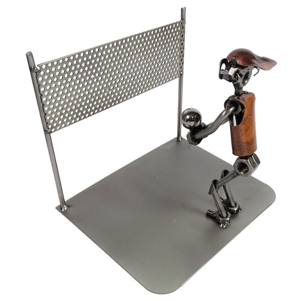 Siatkarz na odbiorze serwisu