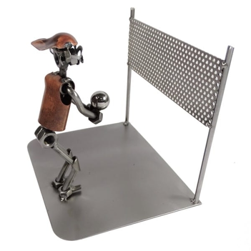 Siatkarz na odbiorze zagrywki