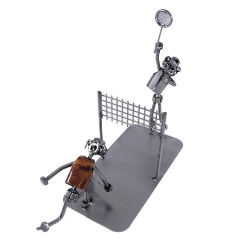 Metalowa figurka Badminton