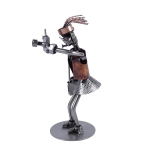 Metalowa figurka Pani Fotograf