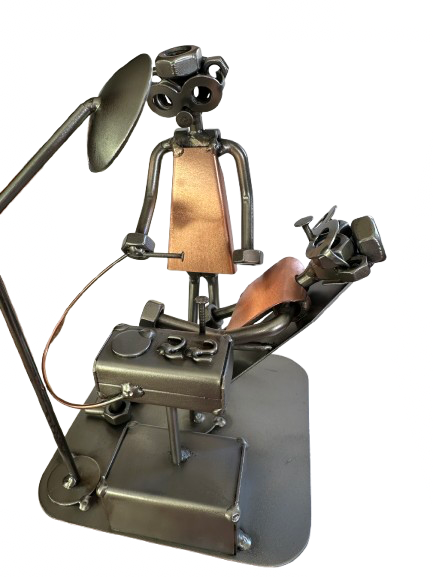 Metalowa figurka Dentysta. Doskonały prezent dla Dentysty