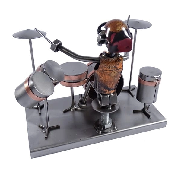 Metalowa figurka Perkusja