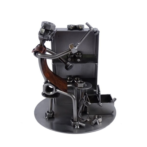 Metalowa figurka Szewc