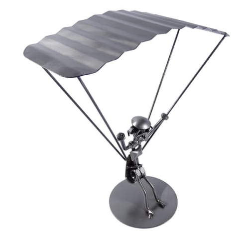 Metalowa figurka Spadochroniarz