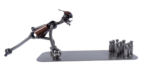 Metalowa figurka Kręgle