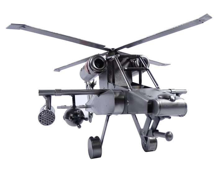 Metalowa figurka Helikopter.
