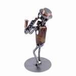 Metalowa figurka Saksofon