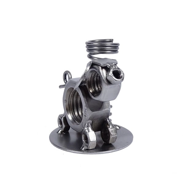 metalowa świnka  z uchwytem