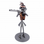 Metalowa figurka Flecistka