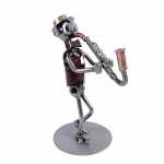 Metalowa figurka Saksofon