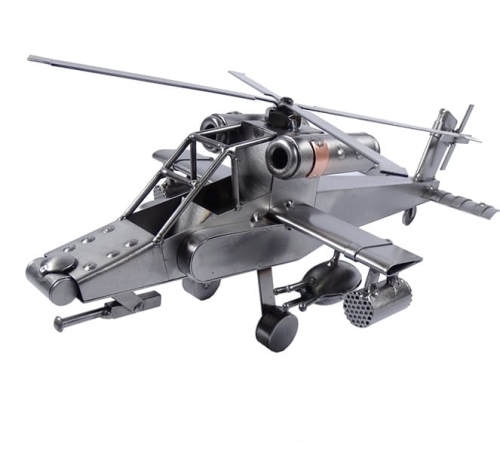 Metalowa figurka Helikopter.