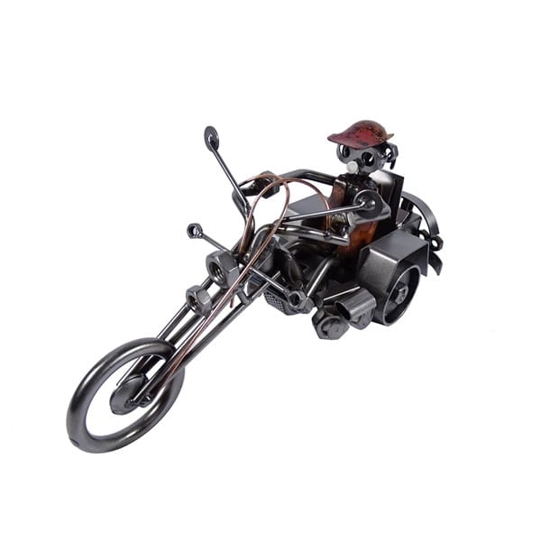 Metalowy model motocykla Trójkołowiec.