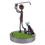 Metalowa figurka Golfista z zamachem