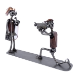 Metalowa figurka Reporter.