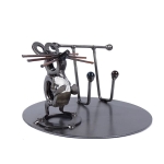 Metalowa figurka-Stojak na telefon Mysz