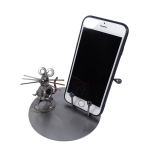 Metalowa figurka-Stojak na telefon Mysz