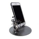 Metalowa figurka-Stojak na telefon Mysz