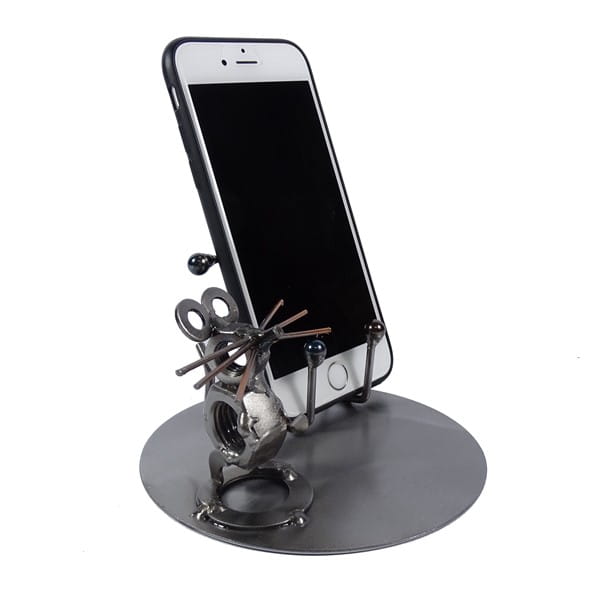 Metalowa figurka-Stojak na telefon Mysz