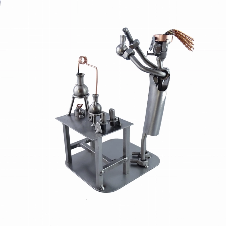 Pani Chemik podczas doświadczeń