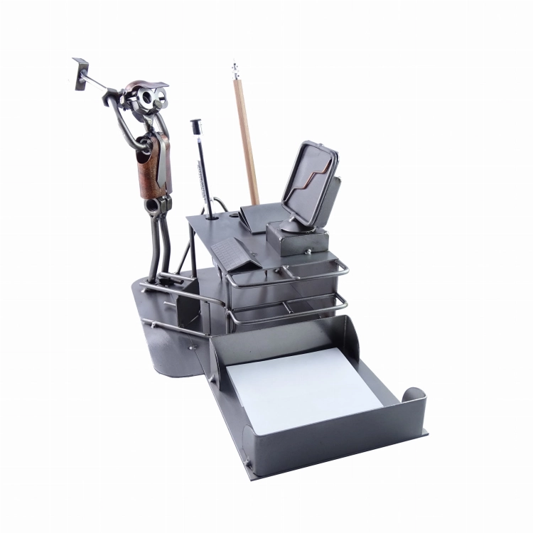 Metalowa figurka-przybornik Śmierć komputera