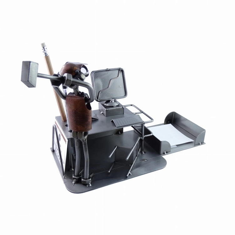 Metalowa figurka-przybornik Śmierć komputera