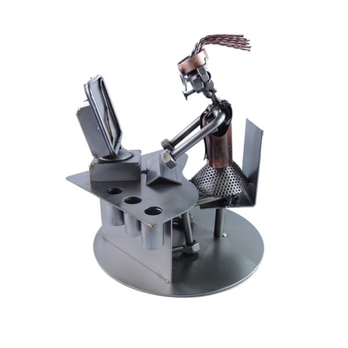 kobieta przy komputerze