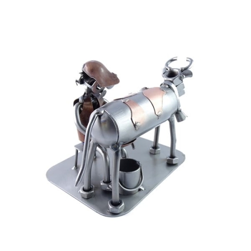 Metalowa figurka Rolnik