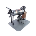 Metalowa figurka Rolnik