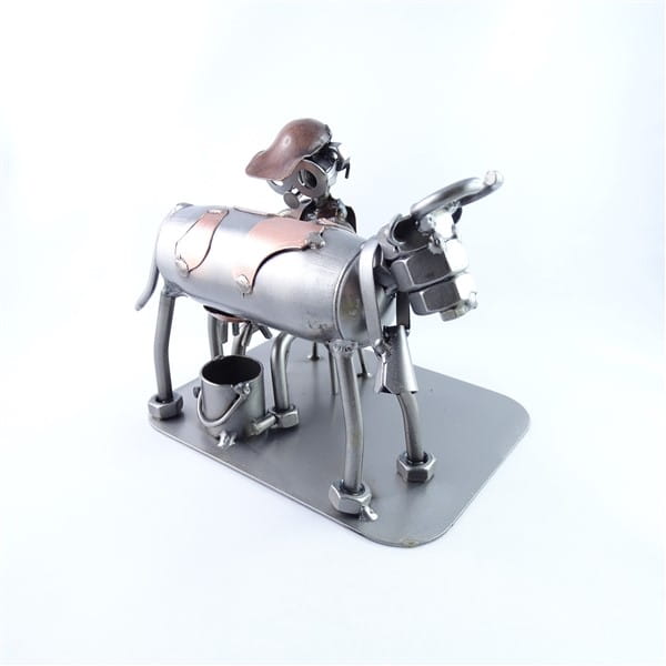 Metalowa figurka Rolnik