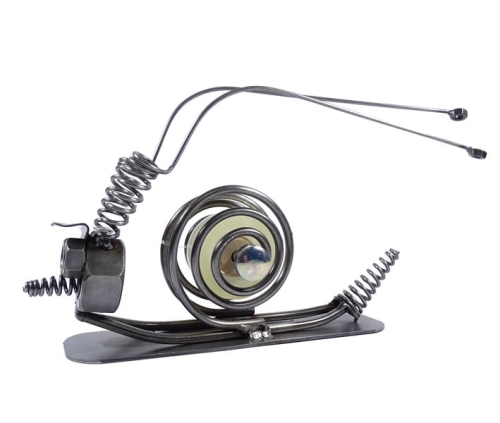 Metalowa figurka Ślimak