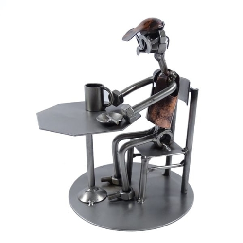 Metalowa figurka Piwosz