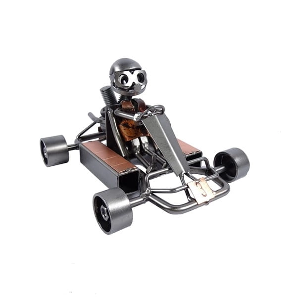 Metalowy model samochodu Gokart
