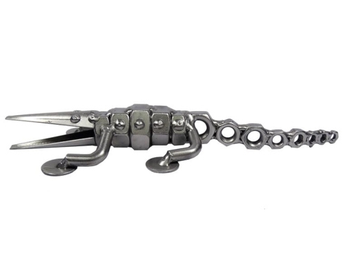 Metalowa figurka Krokodyl.