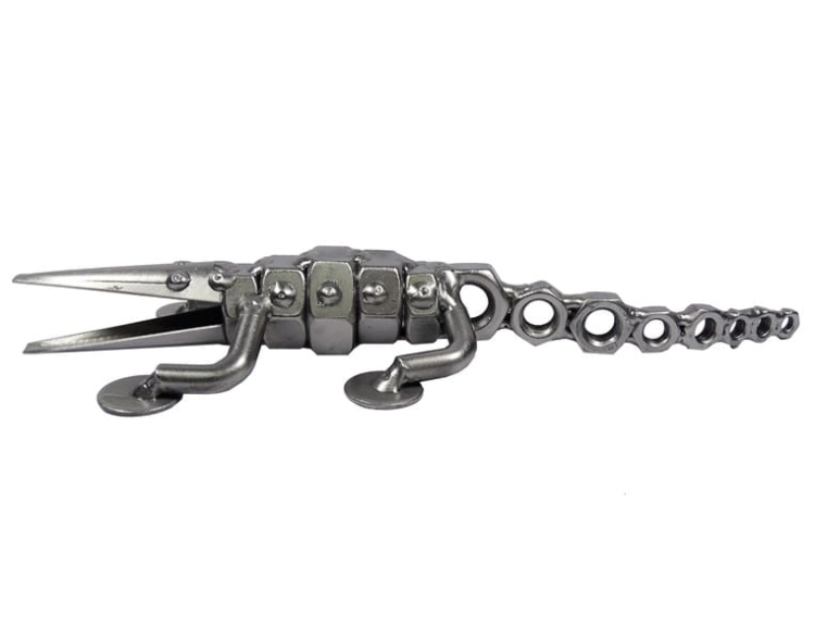 Metalowa figurka Krokodyl.