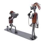 Metalowa figurka Reporter.