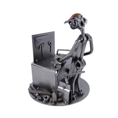 Metalowa figurka Ślusarz