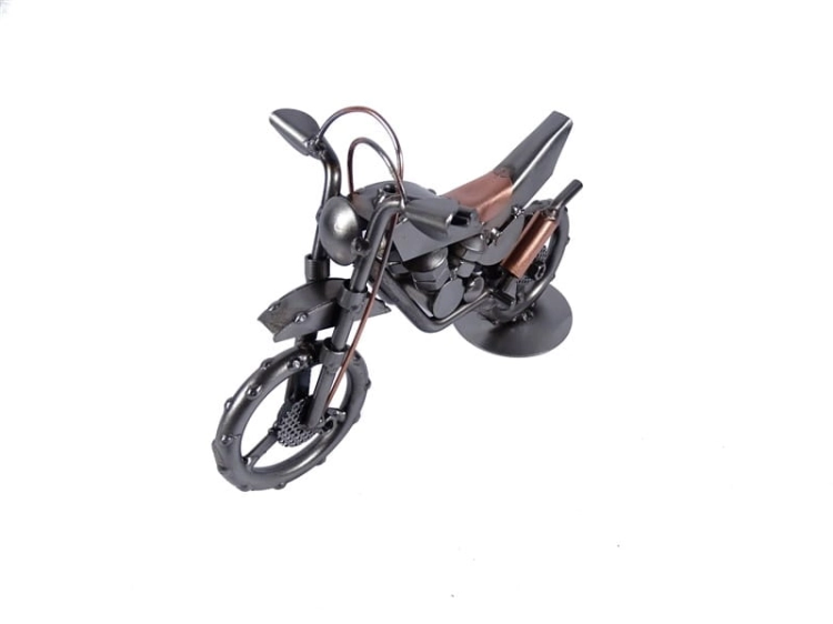 Metalowy model motocykla Motocross.