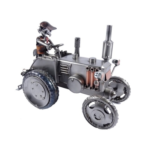Metalowy model samochodu Traktor